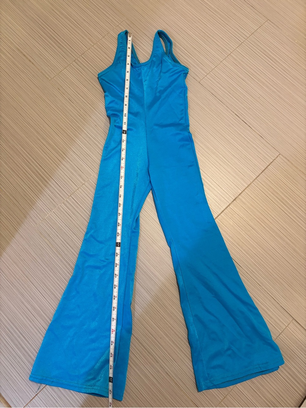 Girls One-Piece Flared dance/gymnastics Jumpsuit